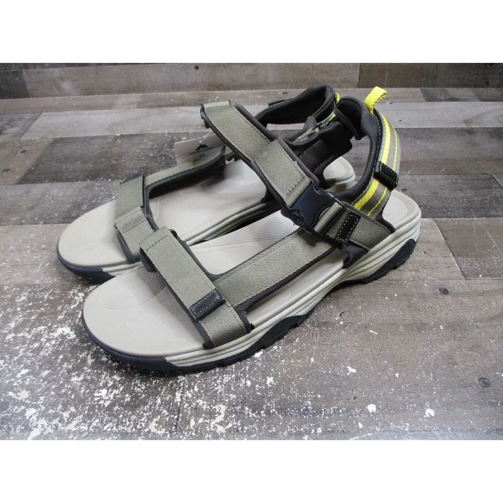 Ozark Trail Shoes Mens Size 13 Moss Green Trek Sandals Outdoor Comfort Hiking